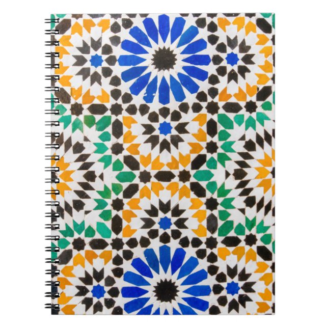 Carnet Décoration de carreaux au Palais Bahia (Devant)