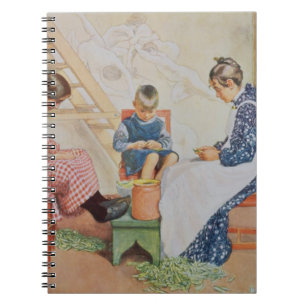 Carnet Décorticage des pois, pub. dans "Lasst Licht