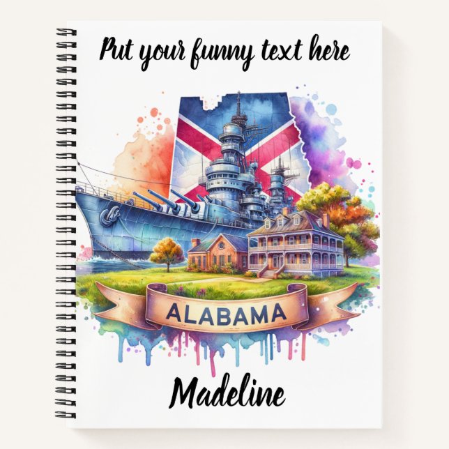 Carnet Découvrez l'histoire et la beauté de l'Alabama (Devant)