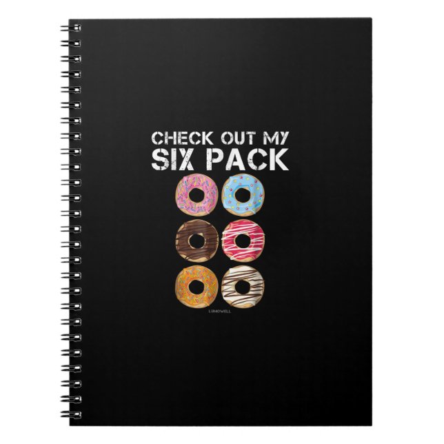 Carnet Découvrez Mon Donut Six Pack - Gymnase Drôle (Devant)