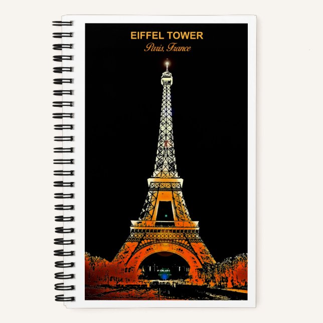 Carnet Découvrez vos souvenirs : Tour Eiffel Voyage (Recto)