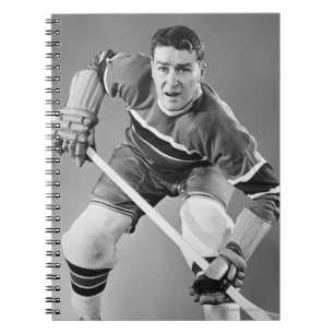 Carnet Défenseur d'hockey
