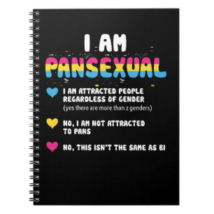 Carnet Définition pansexuelle - Funny Gay Pride LGBT