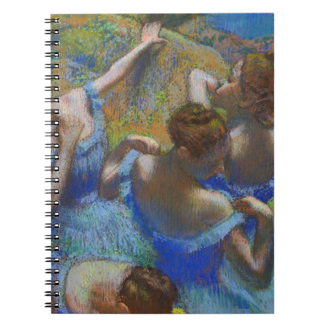 Carnet Degas Blue Dancers Pastel Fine Art Masterpiece (Devant)