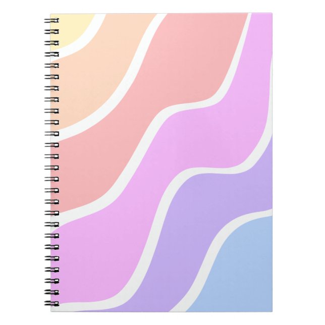 Carnet Dégradé de couleur claire mixte (Devant)