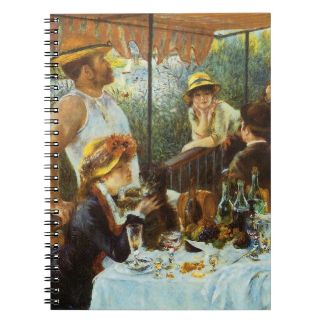 Carnet Déjeuner de la fête nautique par Pierre Renoir (Devant)
