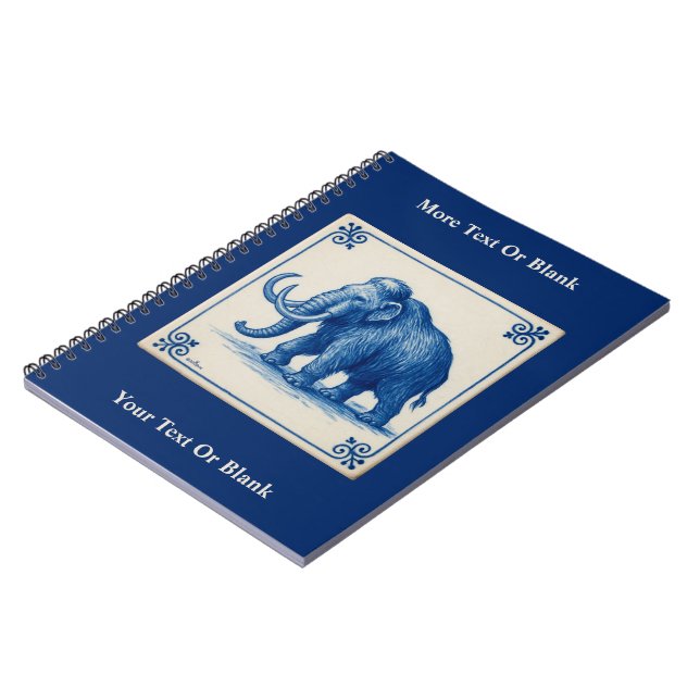 Carnet Delft Wooly Mammoth (Côté gauche)