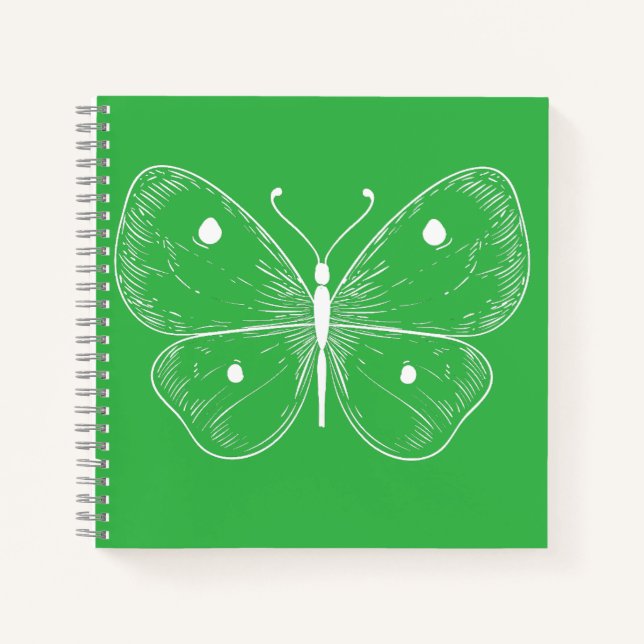 Carnet Delicate Sketch Butterfly (Devant)