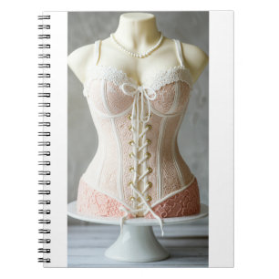 Carnet delicious bustier cake and sugar paste