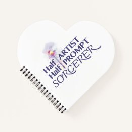 Carnet Demi-artiste moitié-invite sorcier