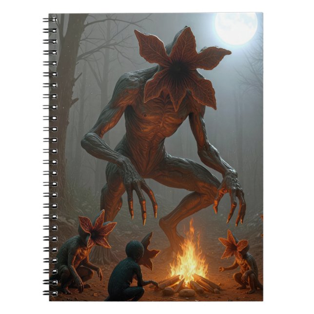 Carnet Demogorgon Creatures Around a Campfire (Devant)