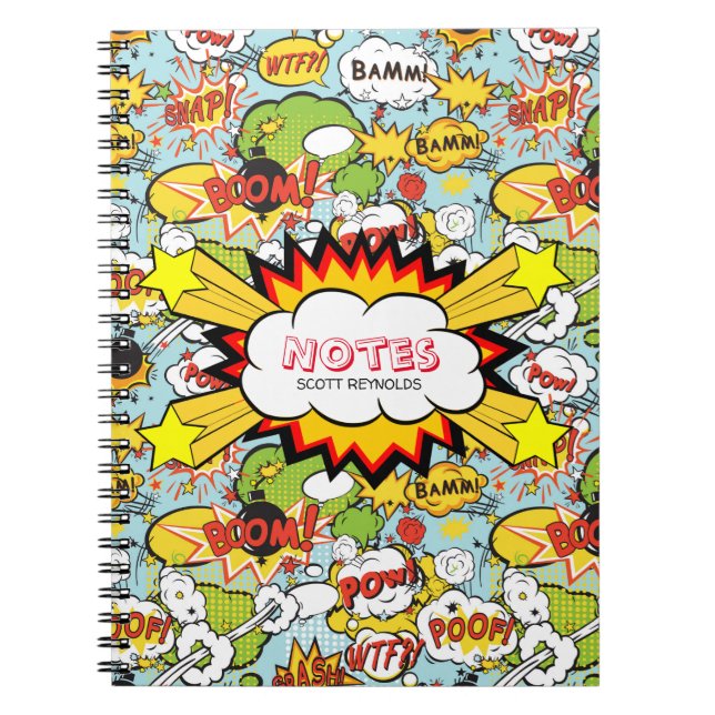 Carnet d'énonciations de bande dessinée (Devant)