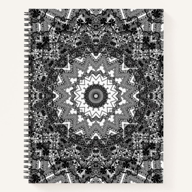 Carnet Dentelle noire (Devant)