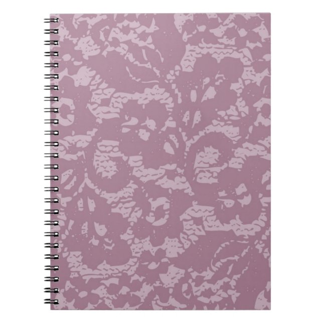 Carnet Dentelle violette (Devant)
