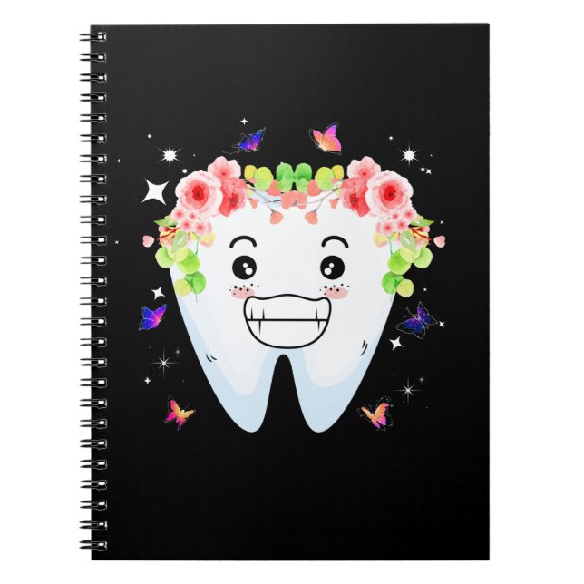 Carnet Dentiste Dental Assistant Oral Hygiéniste Dent (Devant)