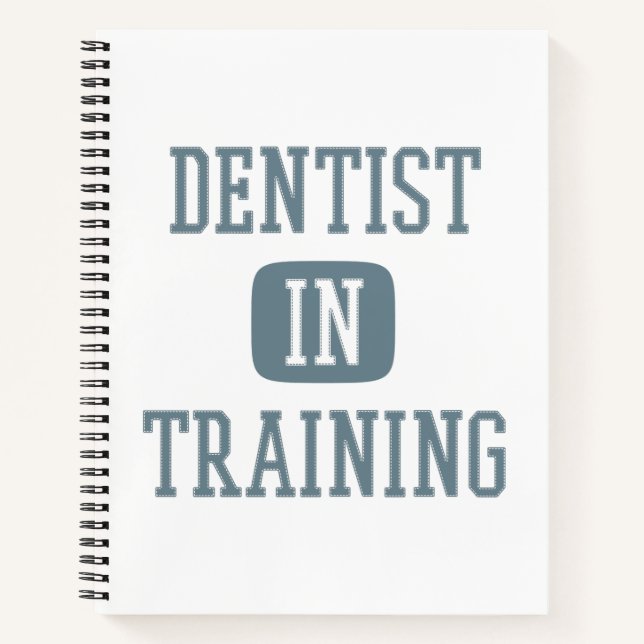 Carnet Dentiste en formation Étudiant dentaire (Devant)