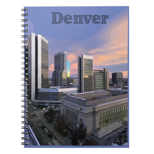 Carnet Denver Skyline (Devant)