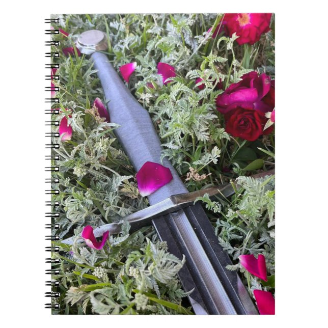 Carnet d'épée florale (Devant)