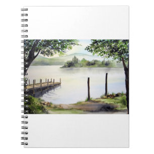 Carnet Dergone Water Keswick Angleterre Watercolor Painti