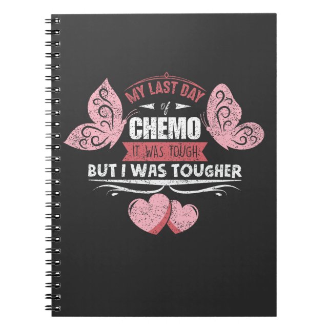 Carnet Dernière journée de chimio Dernier traitement radi (Devant)