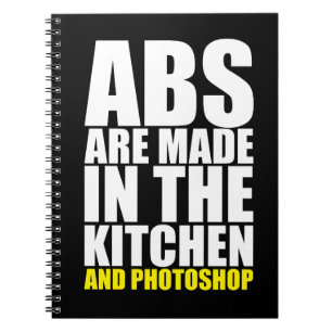 Carnet Des ABS sont faits dans la cuisine et le Photoshop