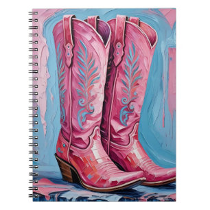 Carnet des bottes pour fille rose