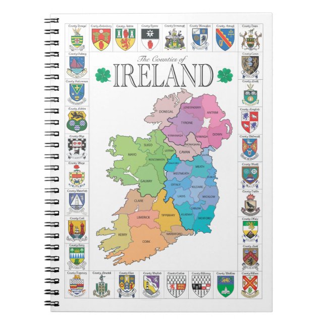 Carnet des comtés d'Irlande (Devant)