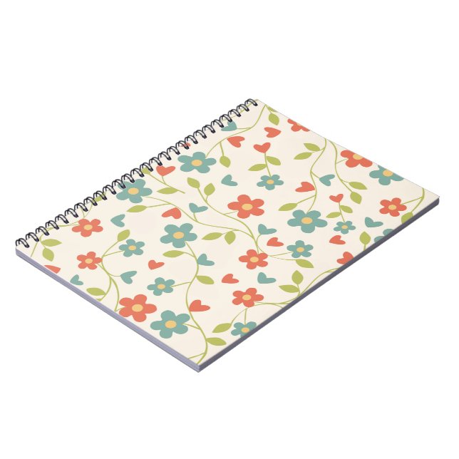 Carnet des fleurs de printemps (Côté gauche)