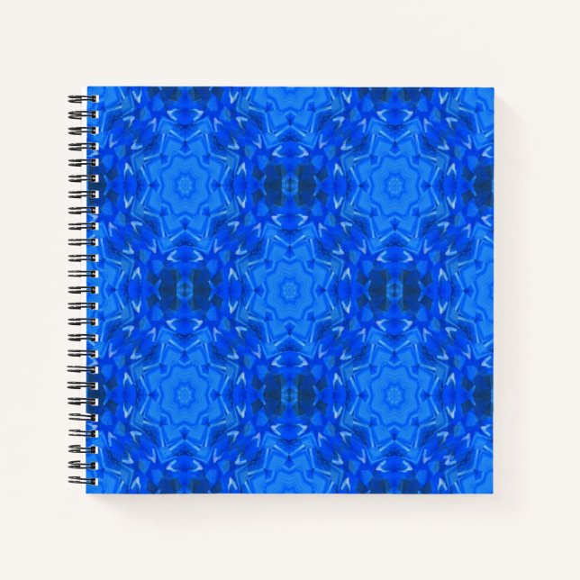 Carnet Des flocons de neige bleus.... (Devant)