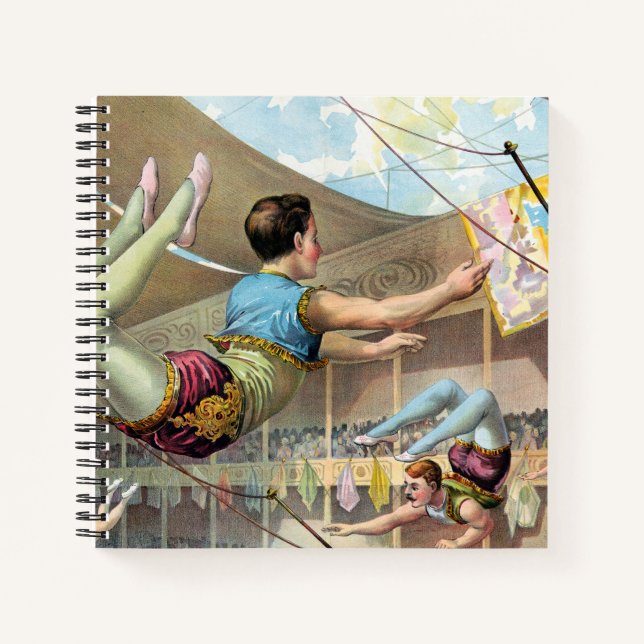 Carnet Des Hommes acrobates Interprétant Un Cirque (Devant)