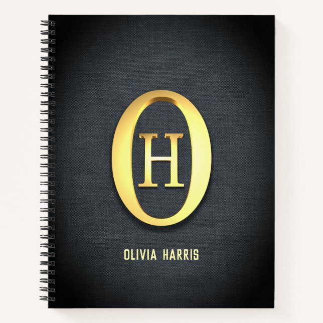Carnet des initiales d'or (Devant)