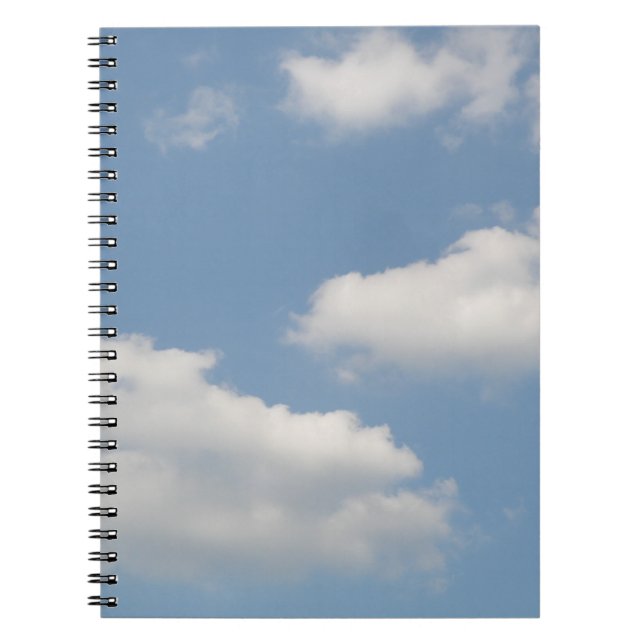 Carnet des nuages de cumulus fluffés (Devant)