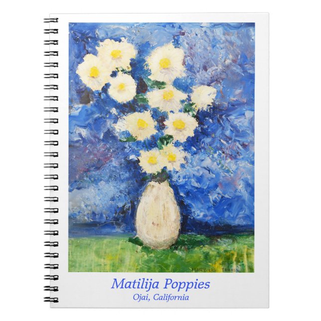 Carnet des Poppies Matilija (Devant)