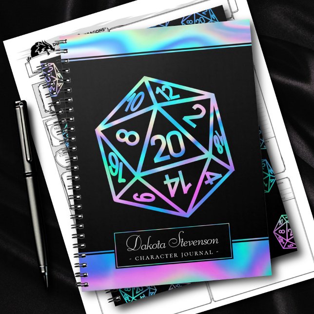 Carnet Dés RPG | Caractère du joueur de plateau de Imagin (Créateur téléchargé)