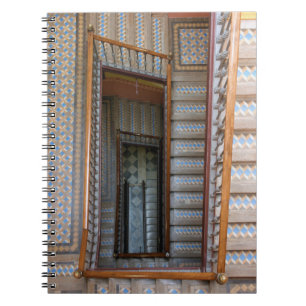 Carnet d'escalier coloré de Barcelone, Espagne