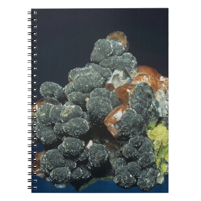 Carnet Descloizite sur la calcite (Devant)