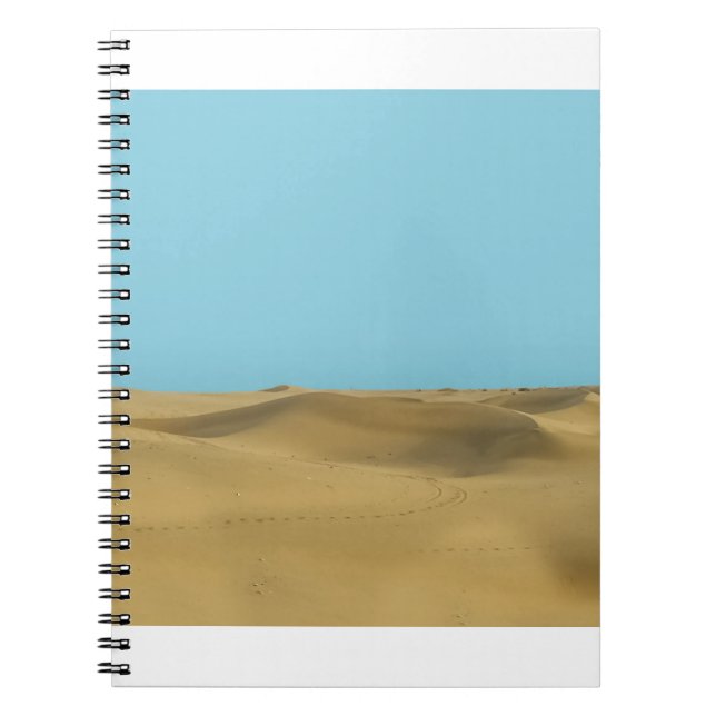 Carnet désert au soleil (Devant)
