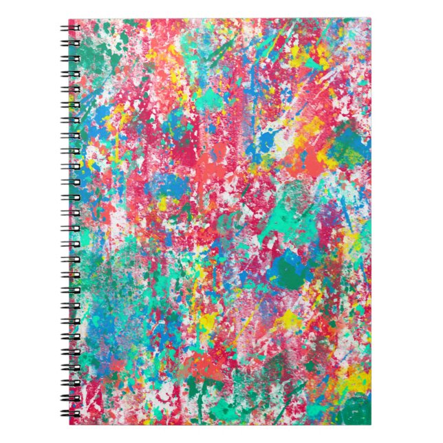 Carnet desi de tissu d'illustration numérique abstraite t (Devant)