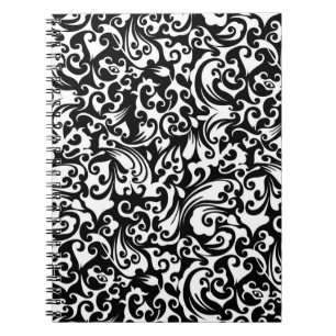 Carnet Design arrière - plan abstrait noir