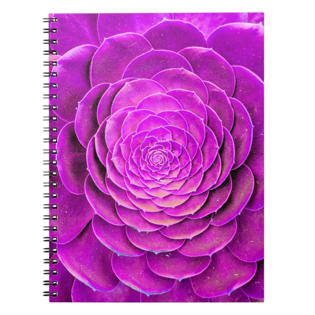 Carnet Design de fleur de cactus (Devant)