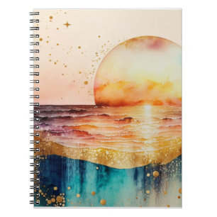 Carnet Design de la gamme Watercolor Beach 3