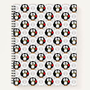 Carnet Design de Motif de surface de pingouin mou Imprime