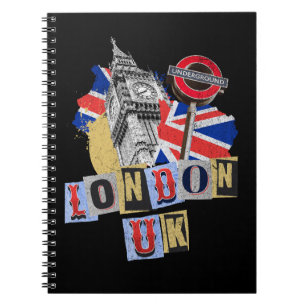 Carnet Design de style rétro à Londres