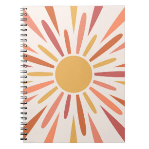 Carnet Design de style rétro coloré