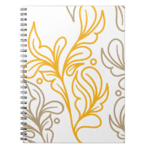Design en feuille Boho d'or