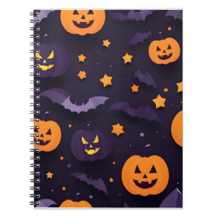 Carnet Design Halloween Abstrait