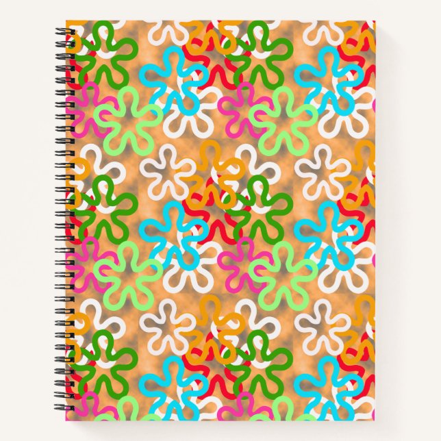 Carnet Design Motif africain Ankara (Devant)