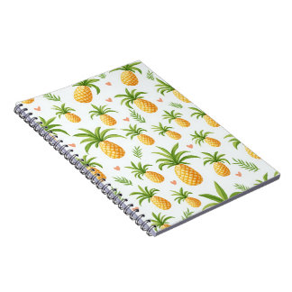 carnet design motif ananas