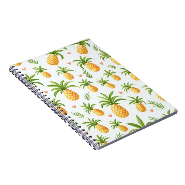 carnet design motif ananas (Côté Droit)