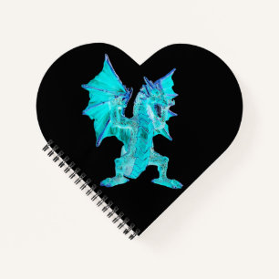 Carnet Design Quotidien Mythique du DRagon Bleu Hypnotiqu